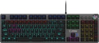 MSI FORGE GK310 (Hot-Swap, magnetischer Metallrahmen, RGB, Metall-Drehregler, Double-Shot ABS Tastenkappen, lineare 60M Red Switches) für 24,99€!!